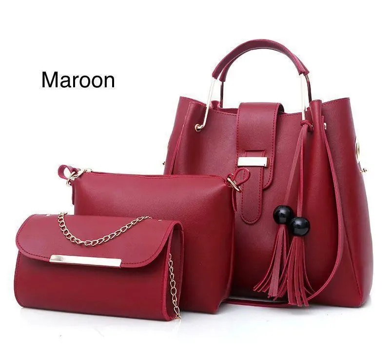 3Pcs Handbag Set