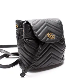 528129 Marmont Mini Backpack Leather