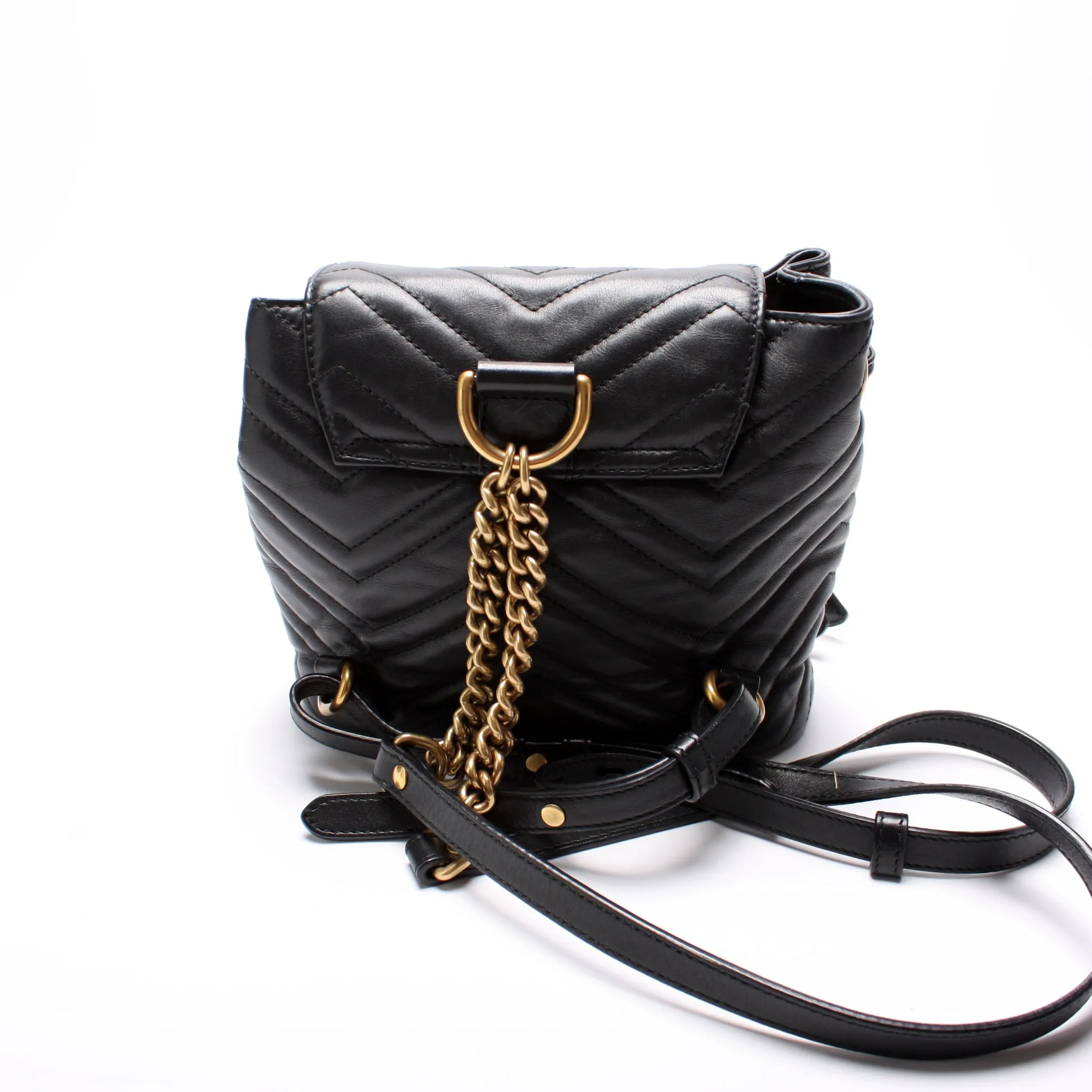 528129 Marmont Mini Backpack Leather