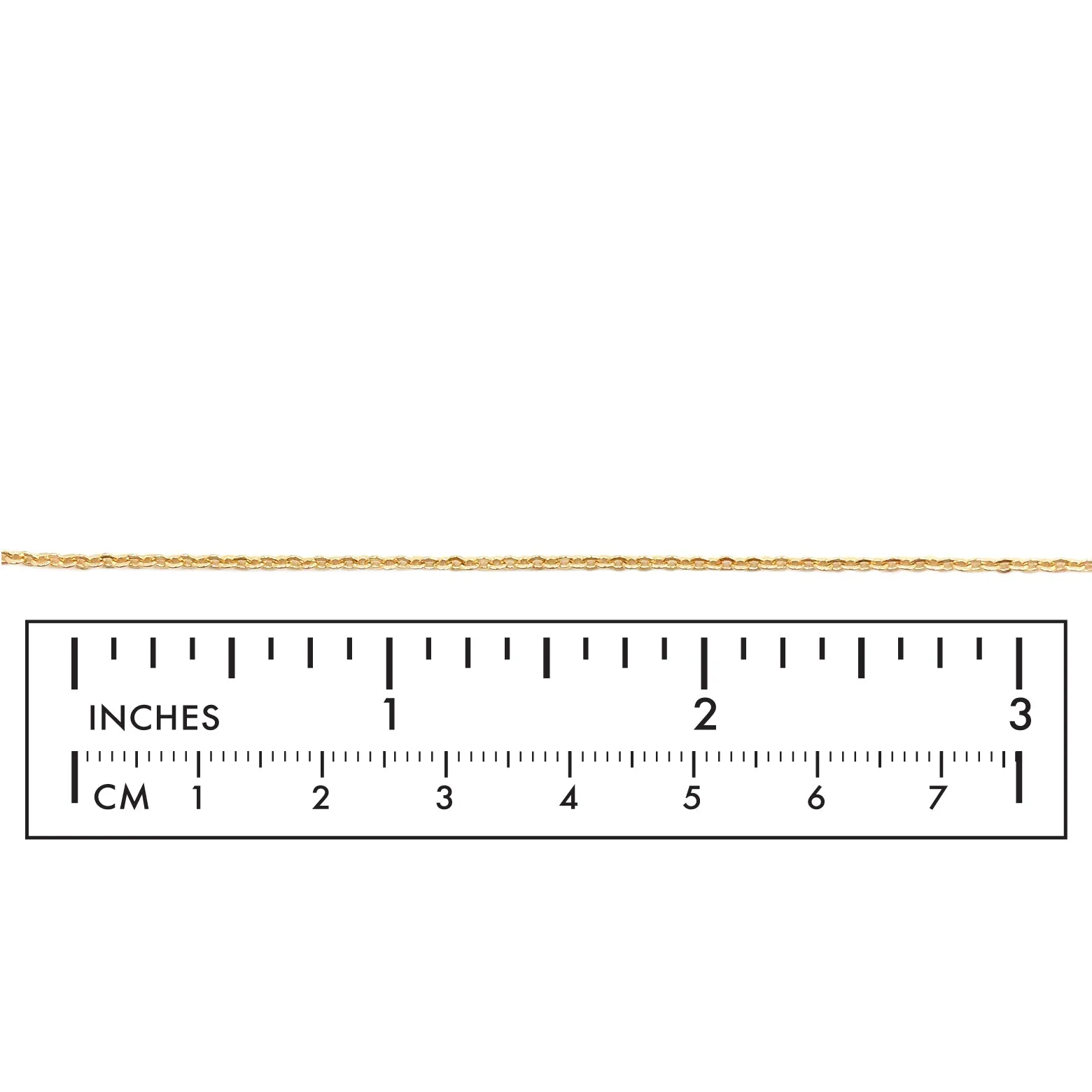 BCH1126 18 Karat Gold Plated Cable Chain