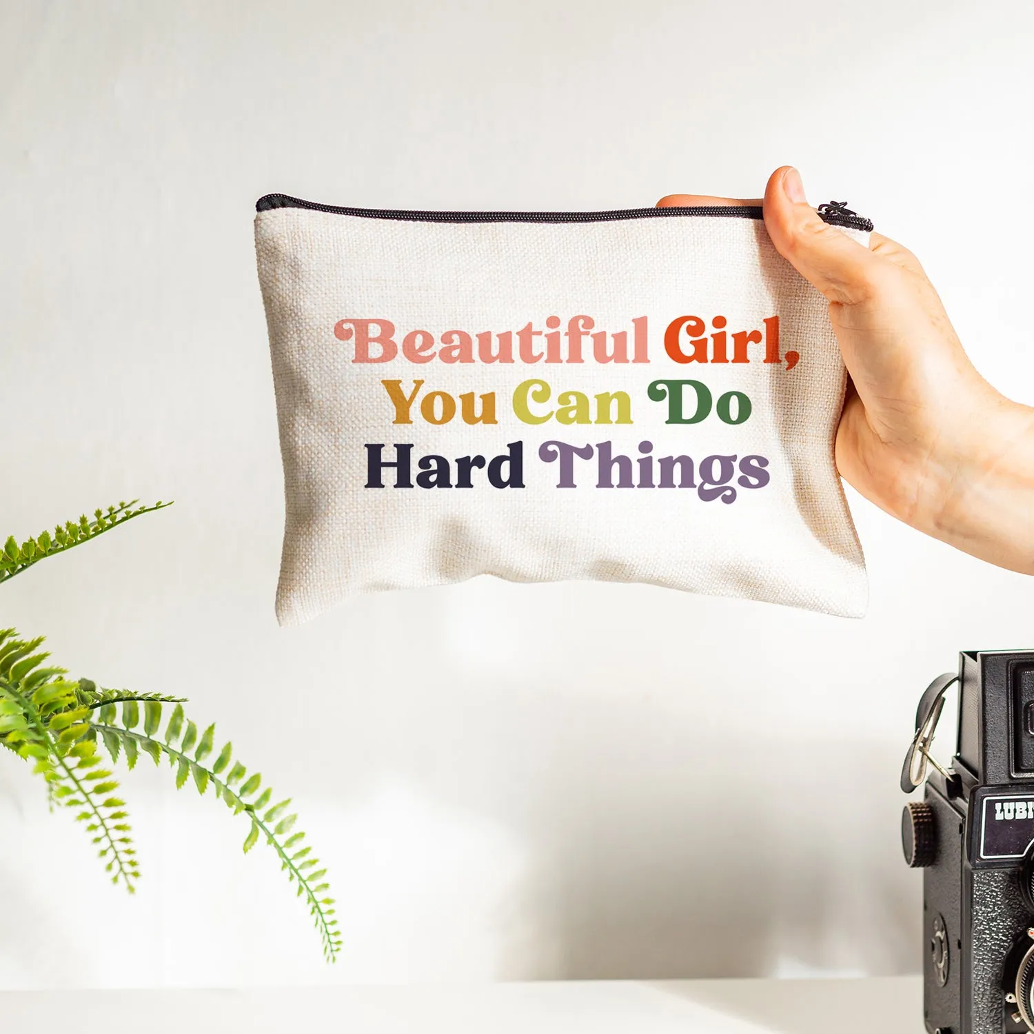 Beautiful Girl, You Can Do Hard Things Pouch