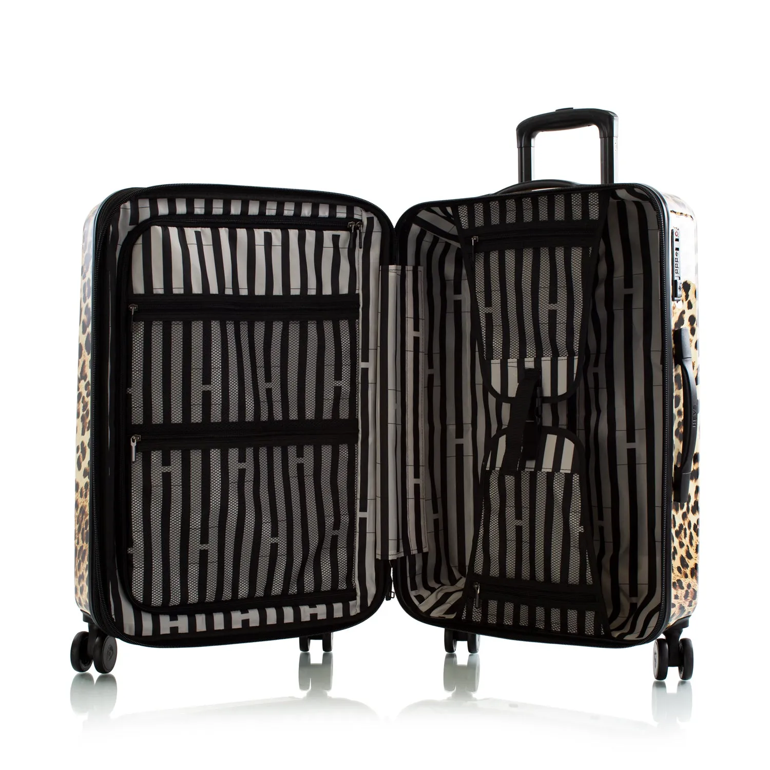 Brown Leopard Fashion Spinner® 3 Piece Luggage Set