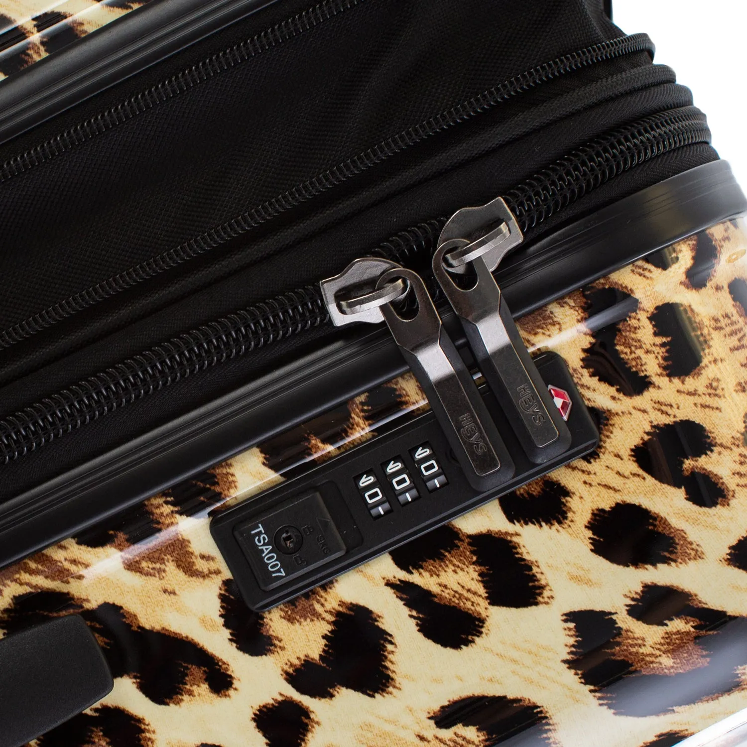 Brown Leopard Fashion Spinner® 3 Piece Luggage Set