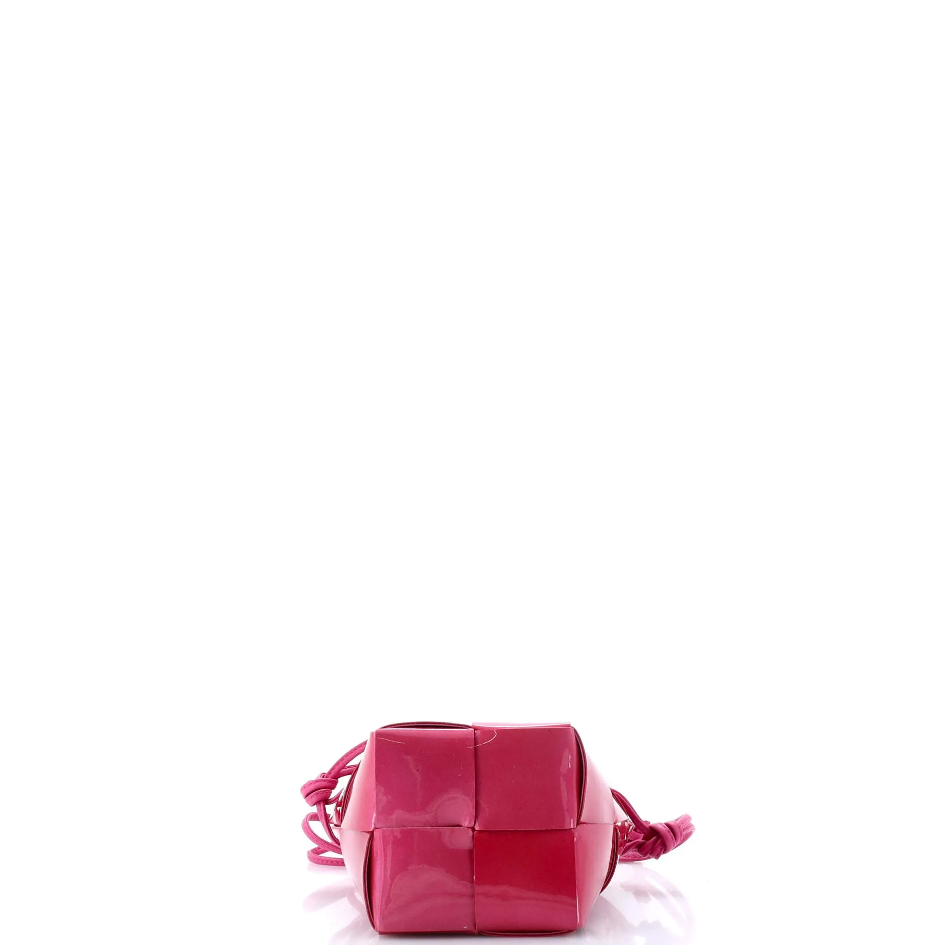 Cassette Bucket Bag Maxi Intrecciato Patent Mini