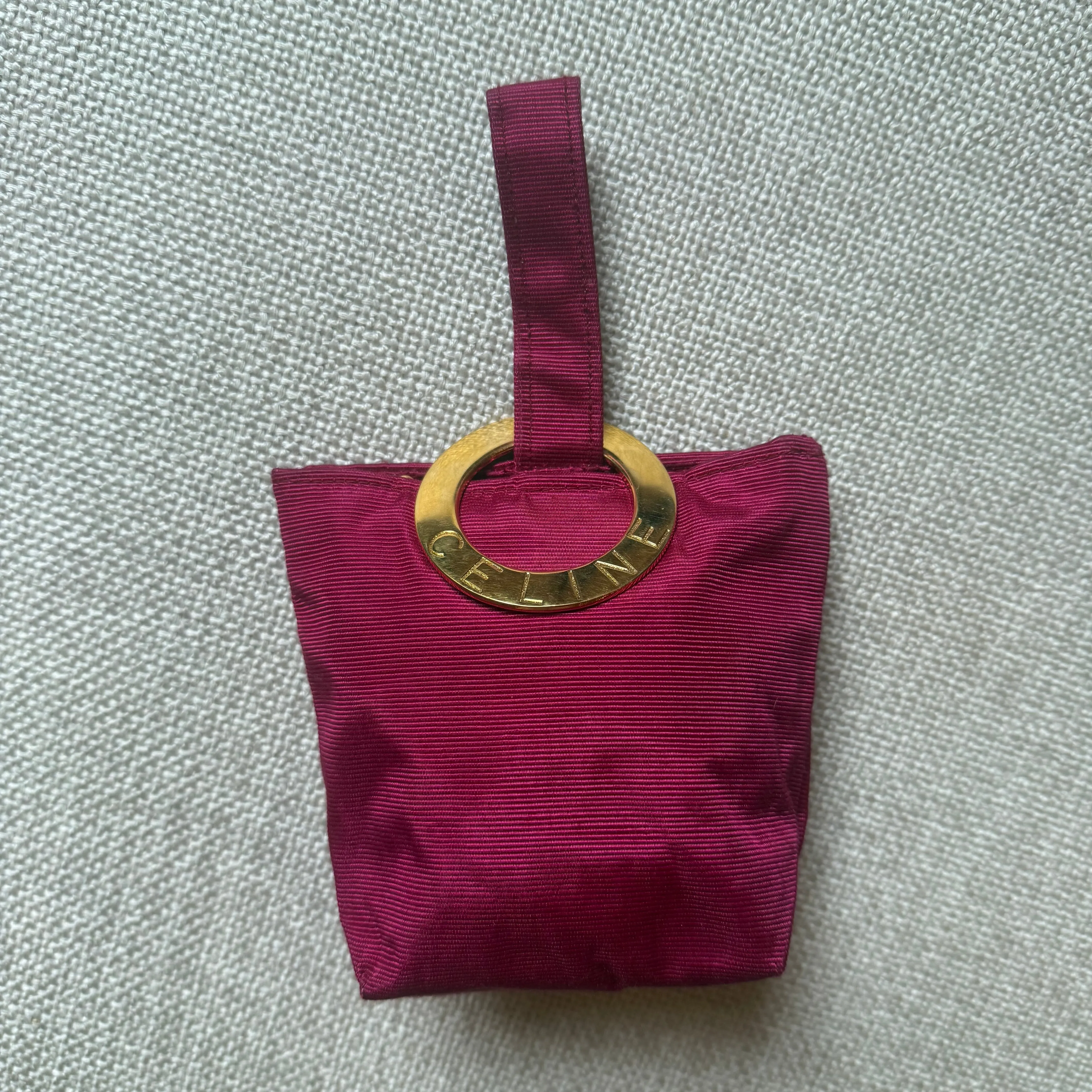 Celine Vintage Mini Bucket Pouch