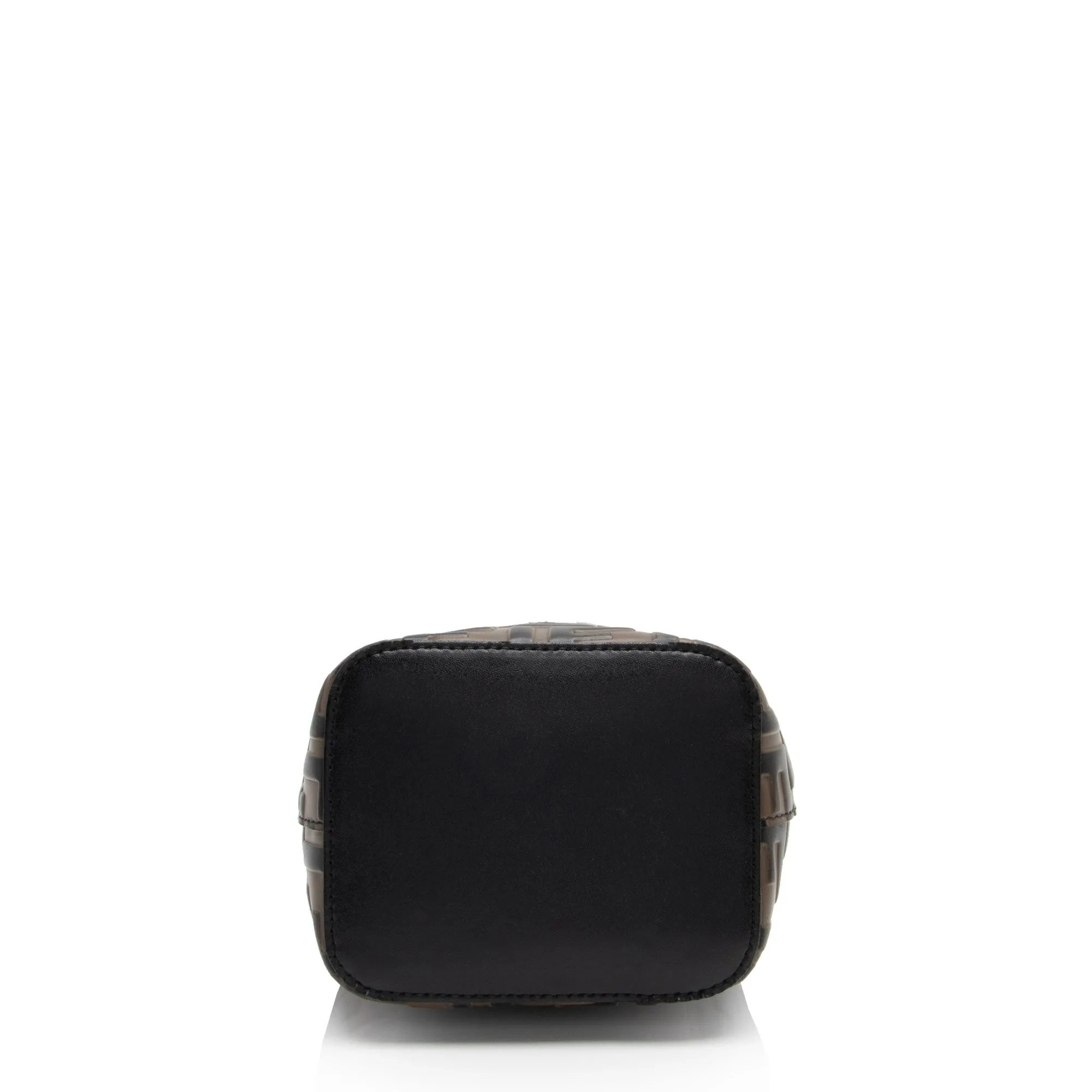 Fendi FF Embossed Calfskin Mon Tresor Mini Bucket Bag (SHF-ci9vp1)