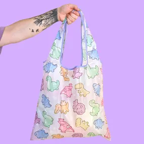 Kawaii Dinos Tote Bag