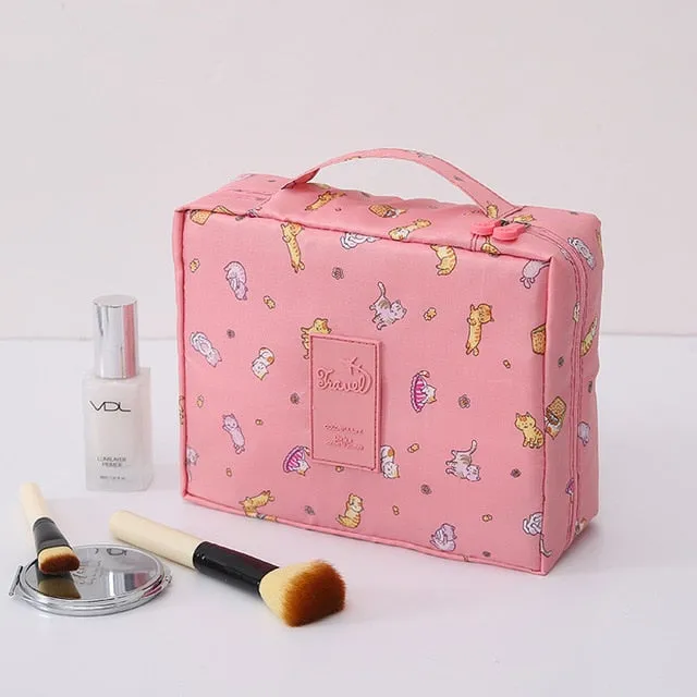 Multifunction travel Cosmetic Bag Neceser Women Makeup Bags Toiletries Organizer Waterproof Female Storage Make up Cases