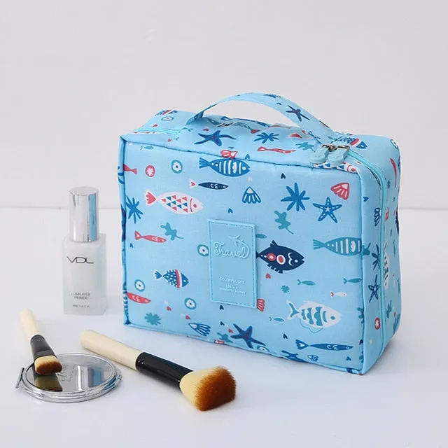 Multifunction travel Cosmetic Bag Neceser Women Makeup Bags Toiletries Organizer Waterproof Female Storage Make up Cases