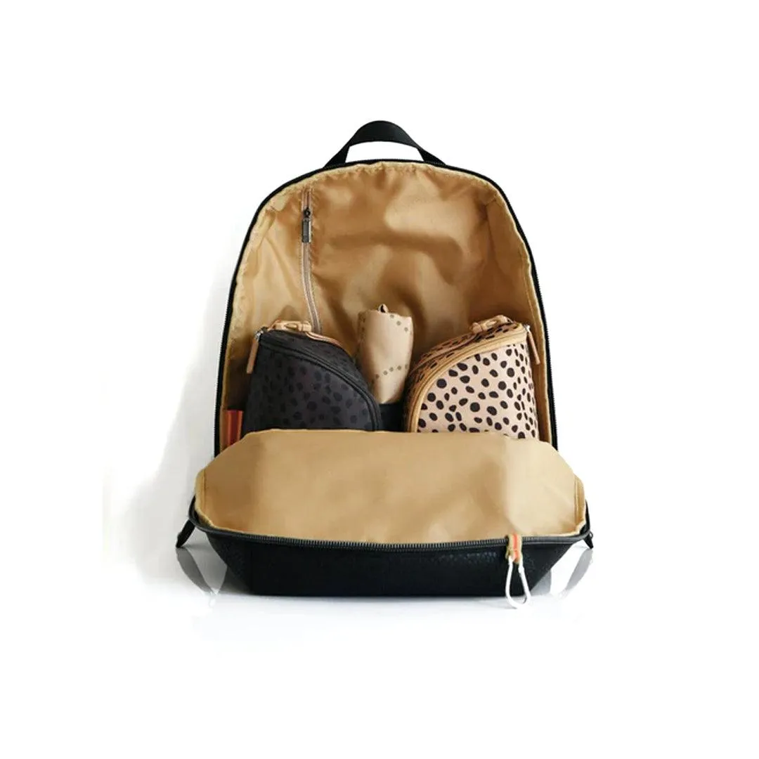 PacaPod Hartland Backpack Changing Bag - Ebony - Crocodile