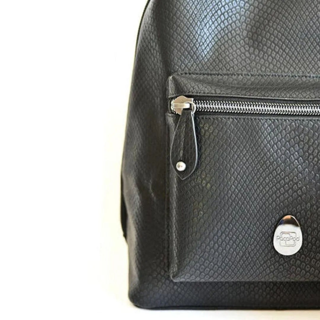 PacaPod Hartland Backpack Changing Bag - Ebony - Crocodile
