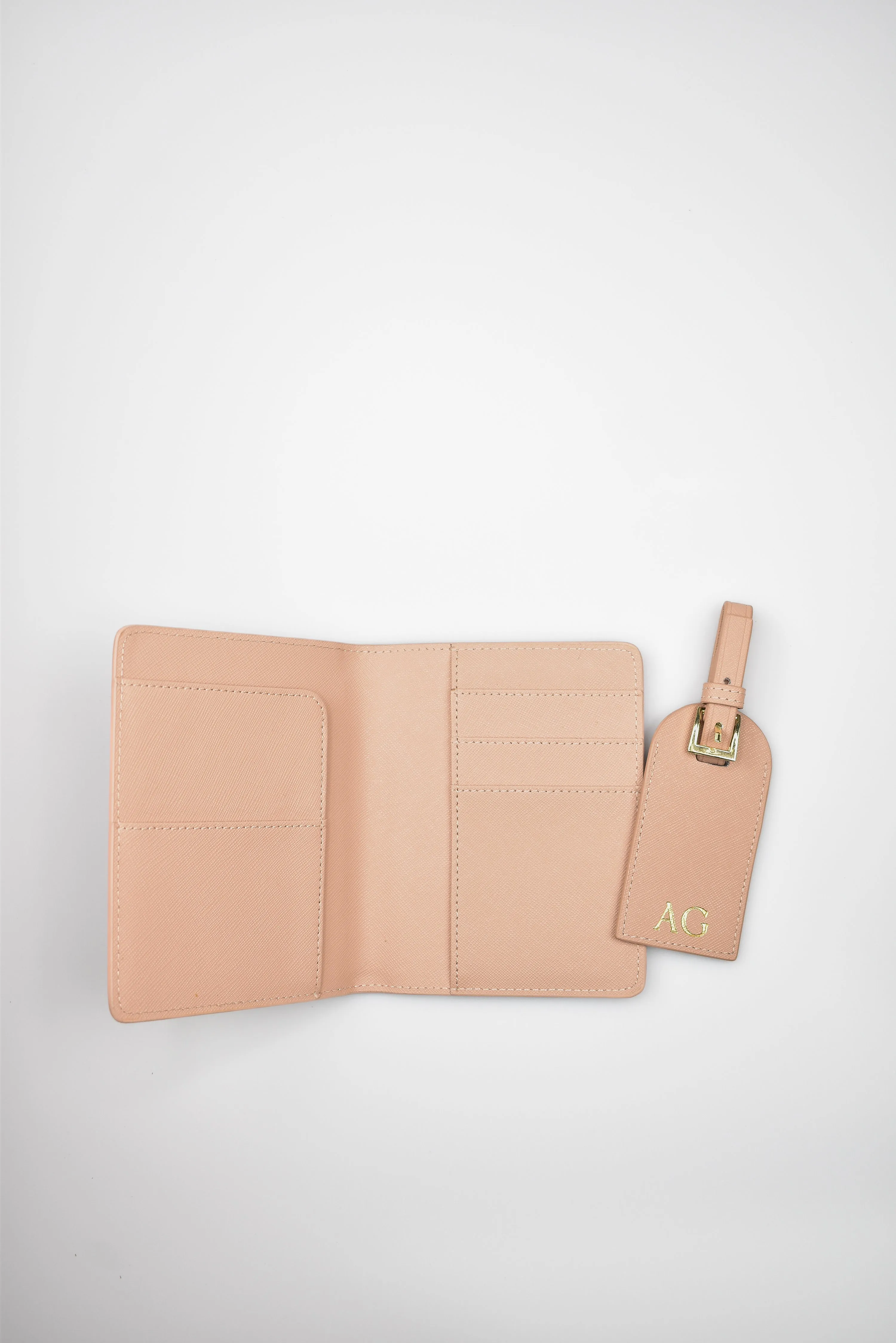 Personalised Passport Holder & Luggage Tag Gift Bundle