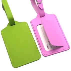 PU Leather Luggage Tag