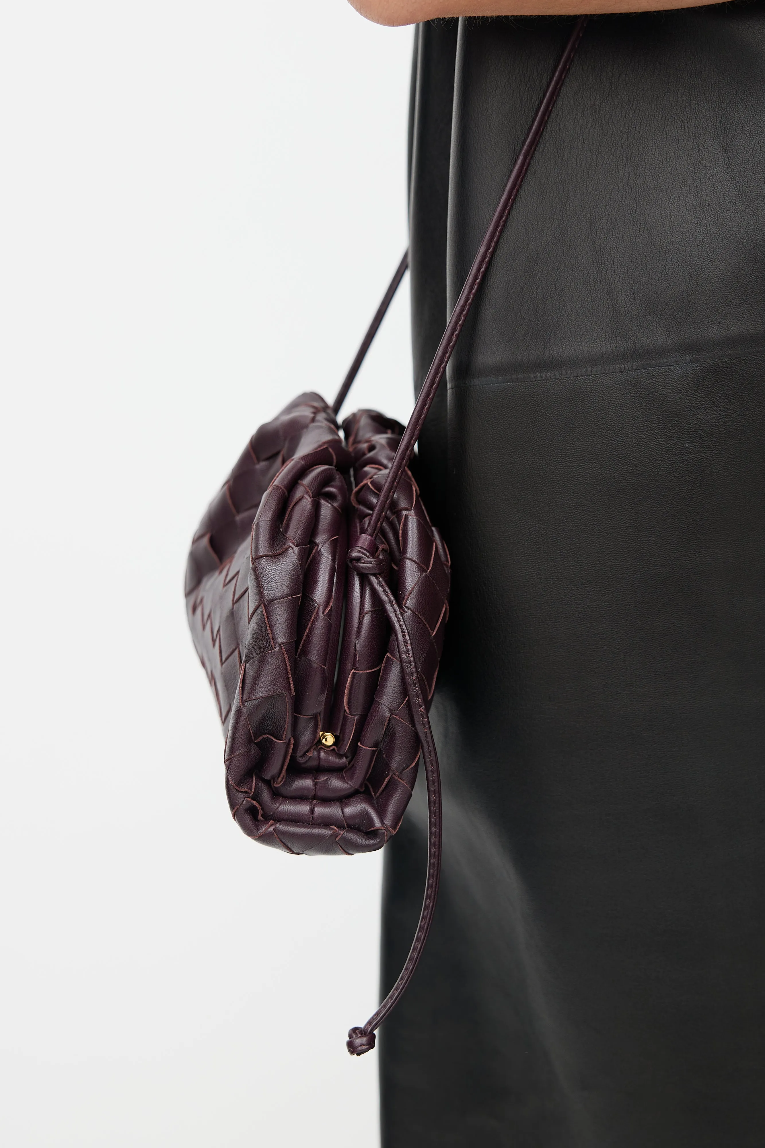 Purple Mini The Pouch Crossbody Bag