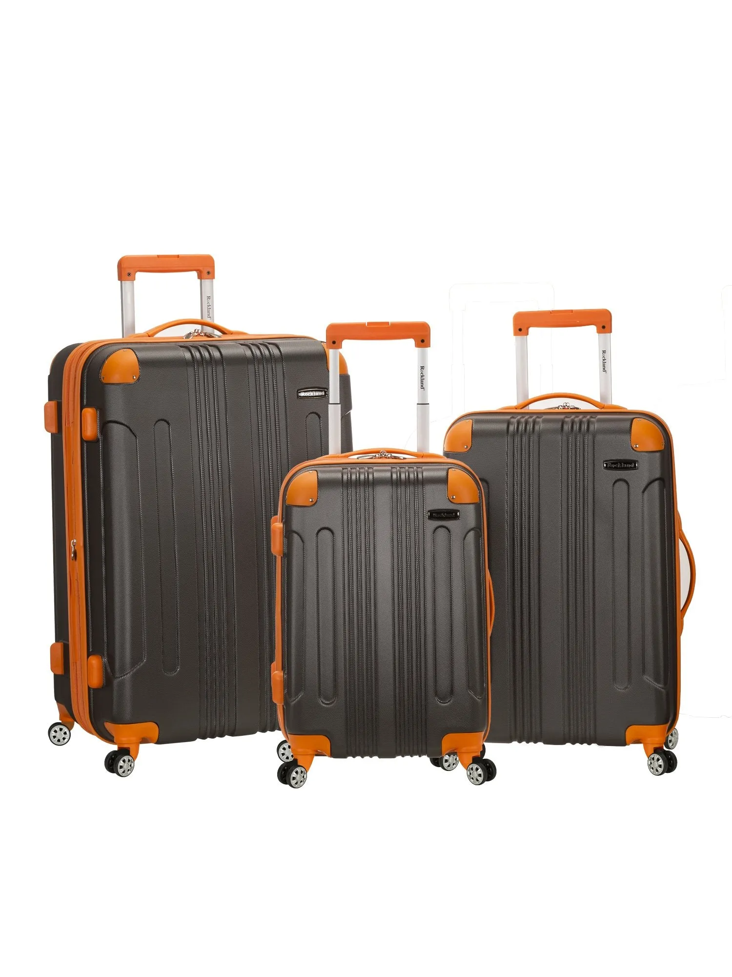 Rockland Luggage Sonic 3 Piece Hardside Spinner Luggage Set