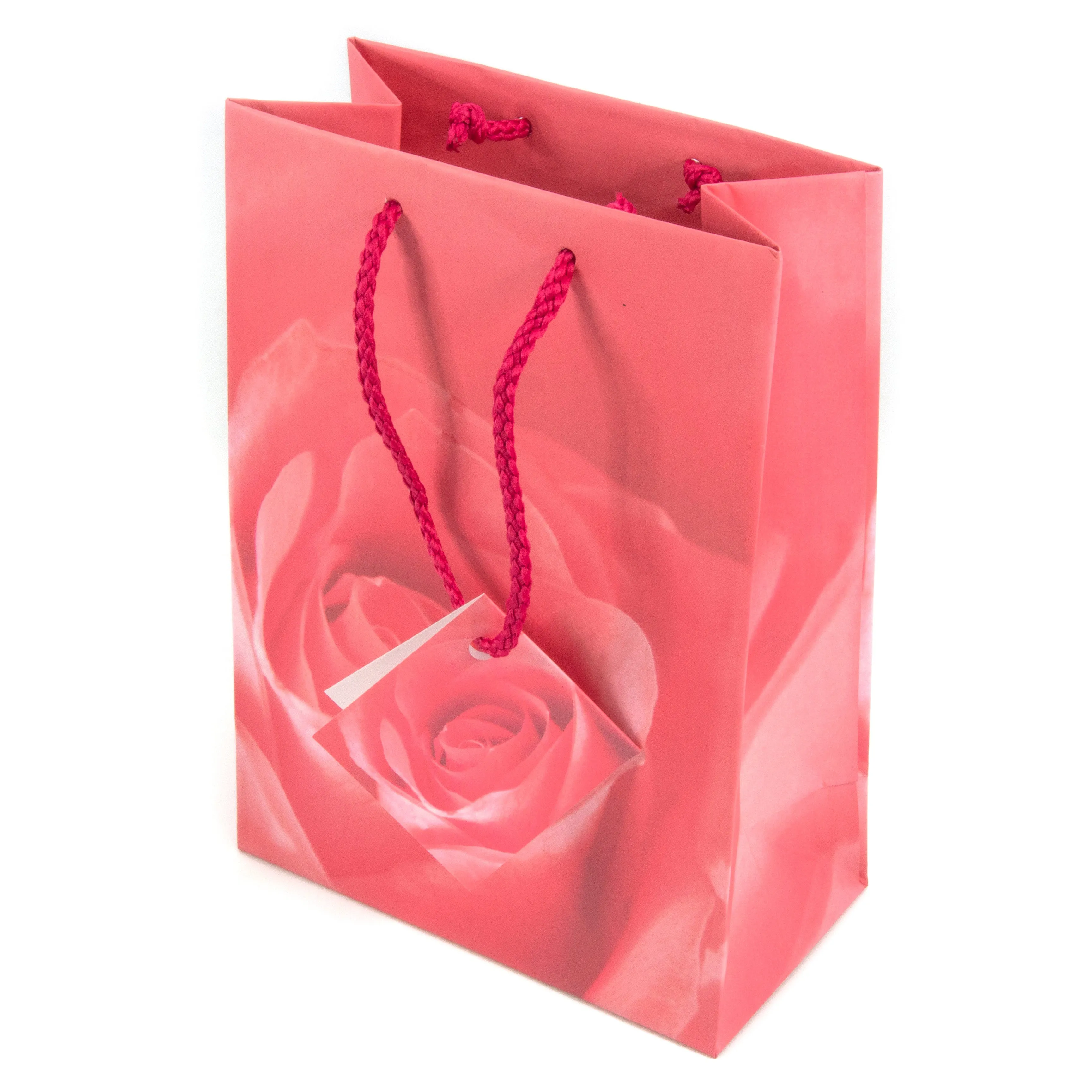 Rose Spot Coating Paper Tote Gift Bags