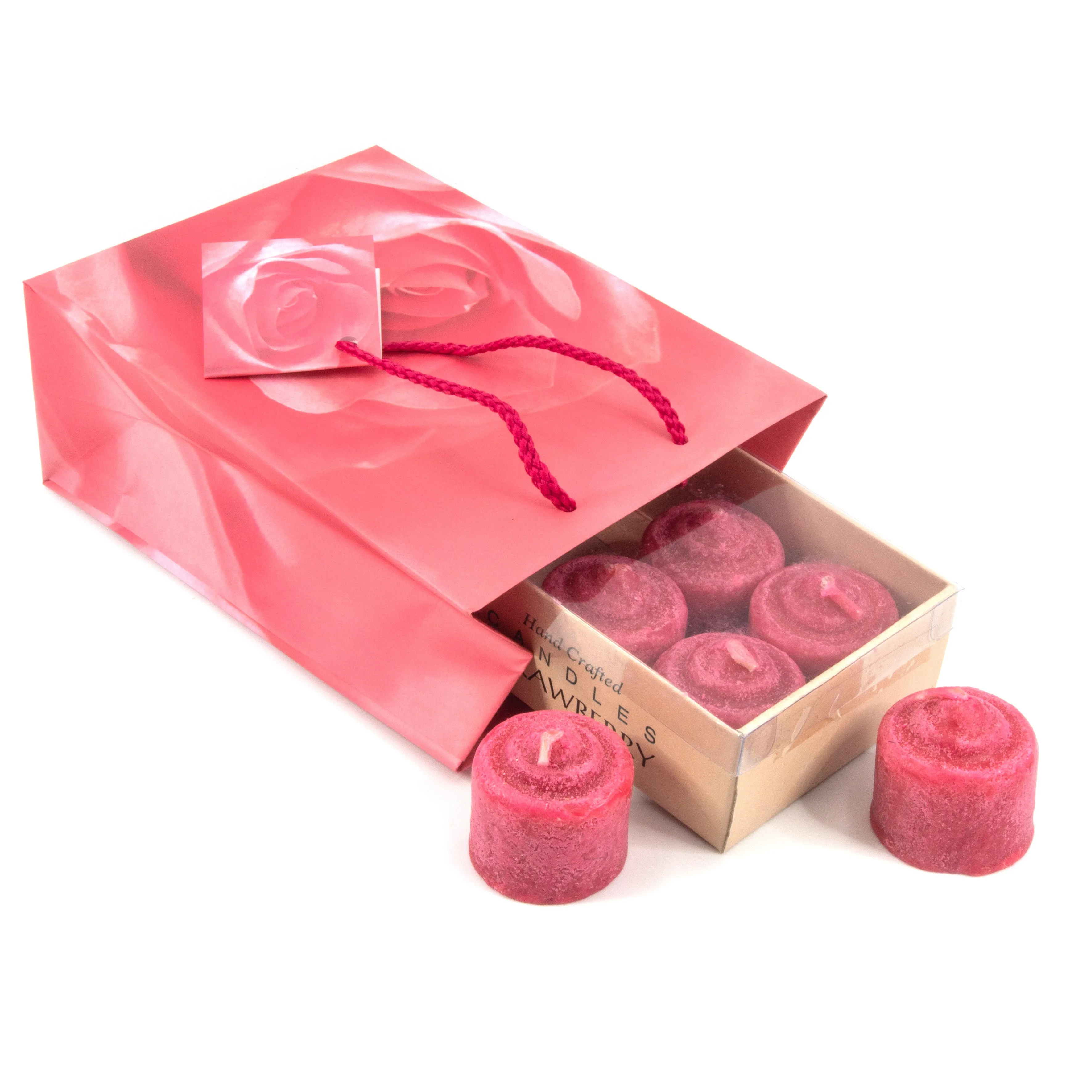 Rose Spot Coating Paper Tote Gift Bags