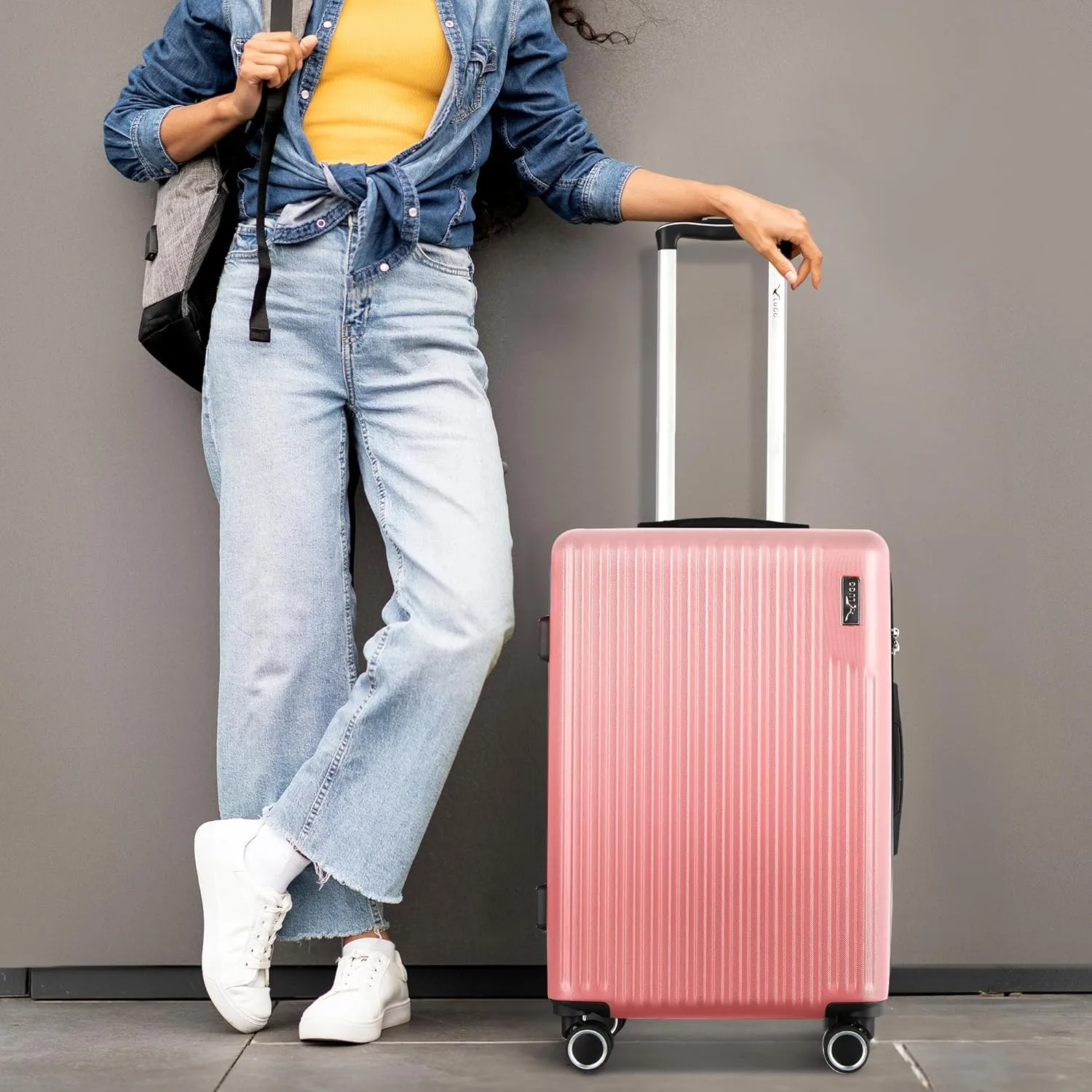 Vacay 3pc Suitcase Set in Clay
