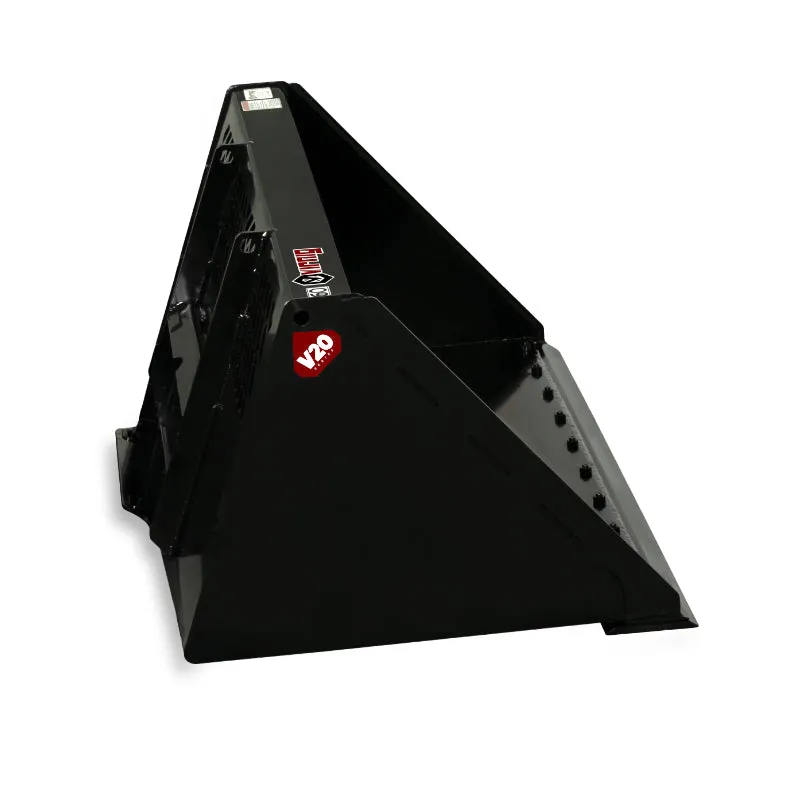 Virnig v20 Mini Skid Steer Snow/Light Material Bucket